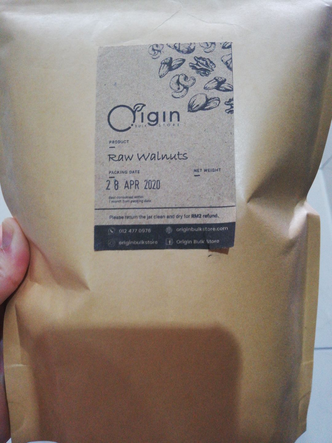 Customer photo review of Raw Walnuts (USA)