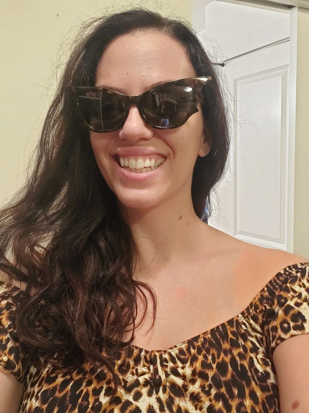 Customer photo review of Vamp Batwing Sunglasses in Tortoise