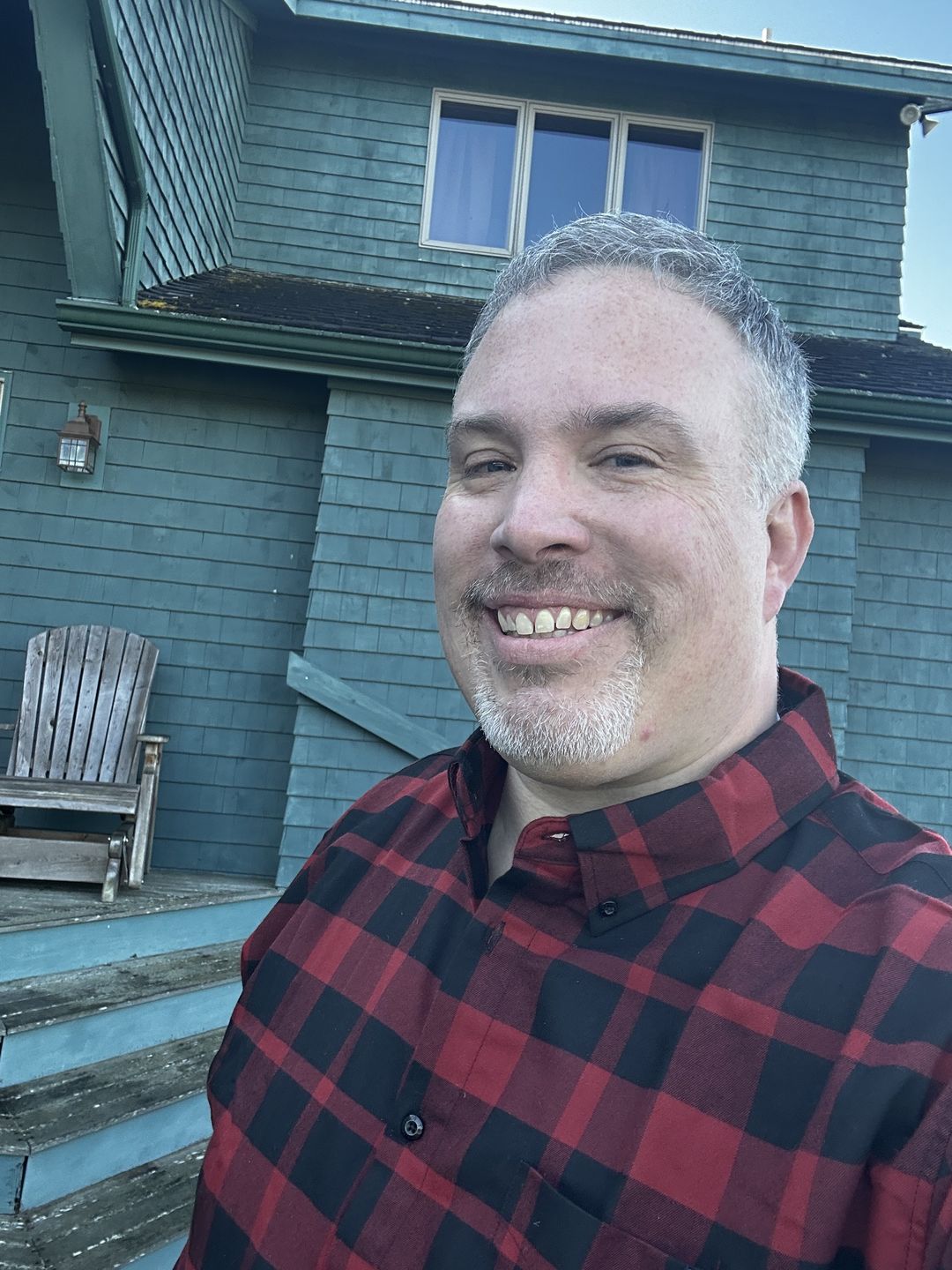 Customer photo review of Hugh Lumberjackman (Regular Fit) – BorlandFlex™ Long Sleeve Flannel