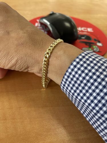 Customer photo review of 10KT Gold Miami Cuban Bracelet 001