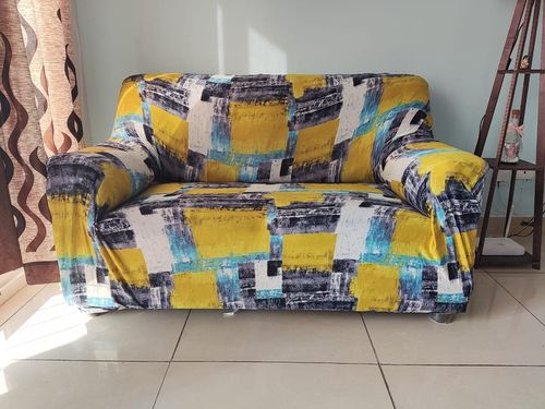 Customer photo review of 50% SALE - Elastic Couch Cover
