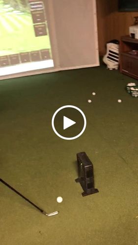 Customer video review of HomeCourse Pro 180 Retractable Golf Simulator Screen