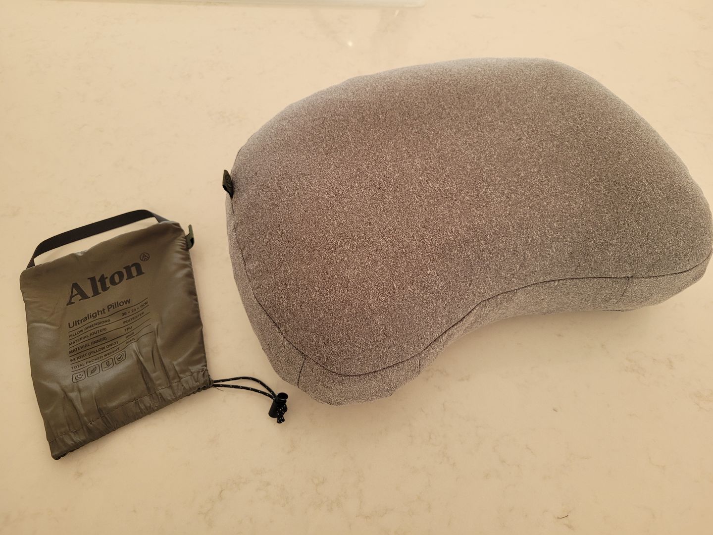 Customer photo review of Ultralight Pillow
