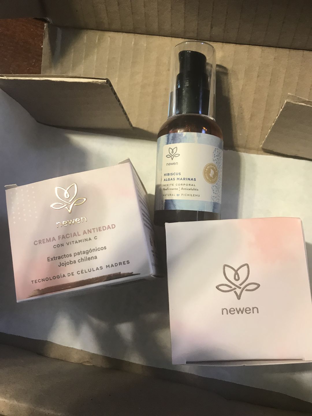 Customer photo review of Crema Facial Antiedad Intensiva Células Madres