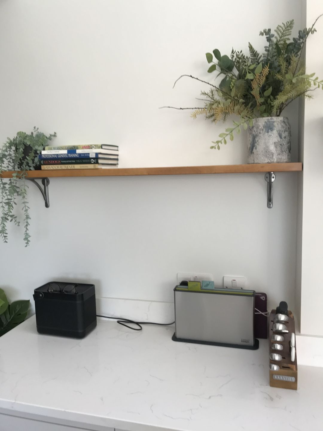 Customer photo review of 7 Inch Ironbridge Cast Iron Shelf Bracket