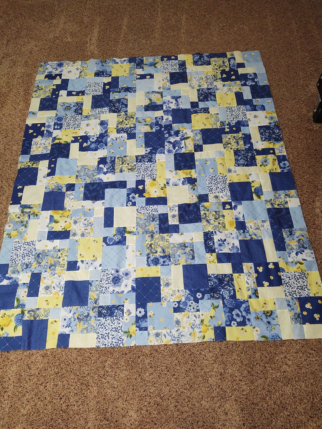 Customer photo review of True Fabrics - Sunshine Blooms - Fabric by the yard
