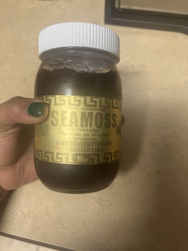 Customer photo review of Elderberry and Soursop Infused Sea Moss Gel