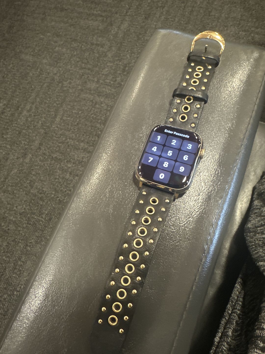 Customer photo review of Grommet Stud Band for the Apple Watch