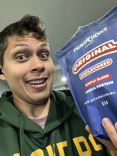Customer photo review of Original (unflavored) Casein Protein