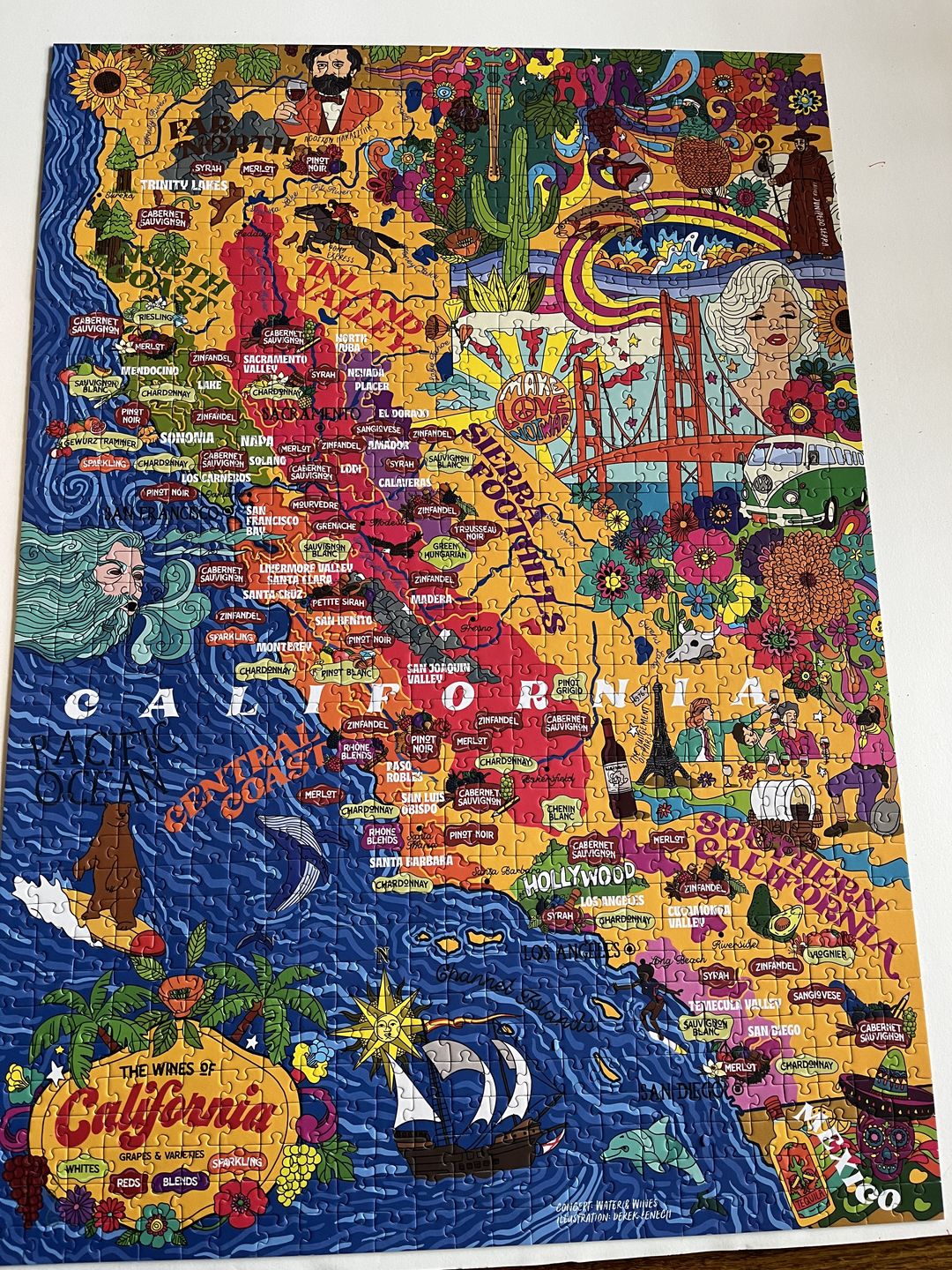 Customer photo review of Wine Puzzle - Italy