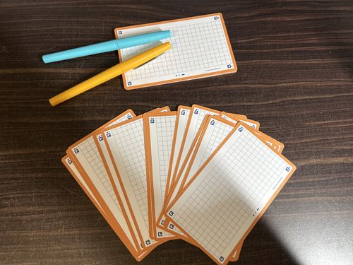 Avis photo d'un client sur Flashcards FLASH 2.0 OXFORD # 80 cartes 7,5 x 12,5 cm - petits carreaux