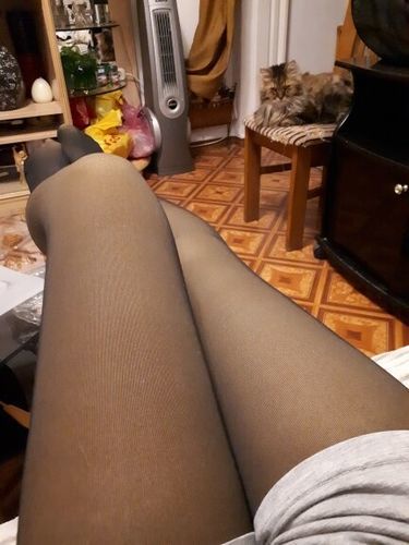 Customer photo review of Collants d'hiver en laine polaire