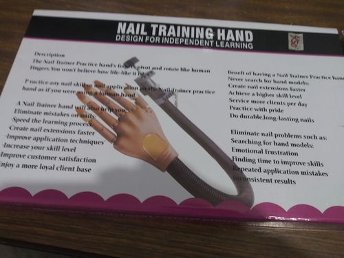 Customer photo review of Muestrario Aro Stiletto Natural 50 pzas
