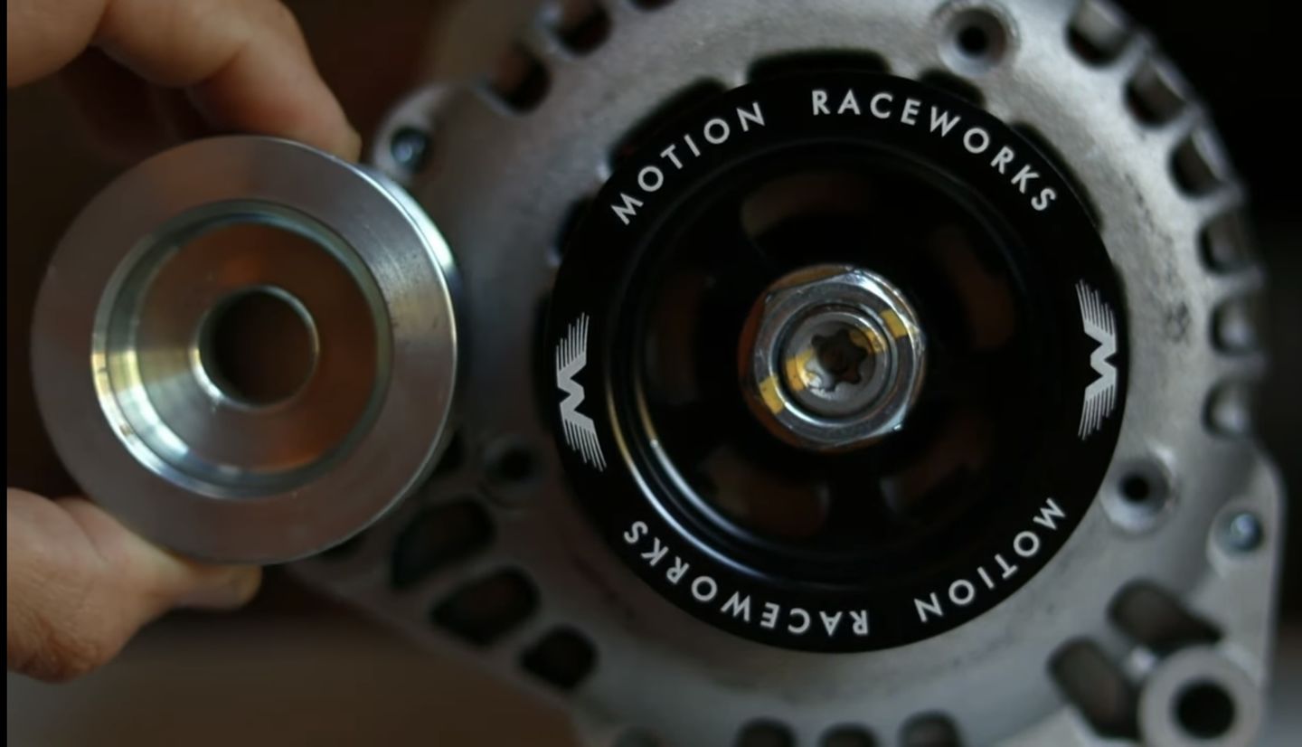 Customer photo review of LS 3" OD Billet Overdrive Alternator Pulley 6 Rib 10-10042