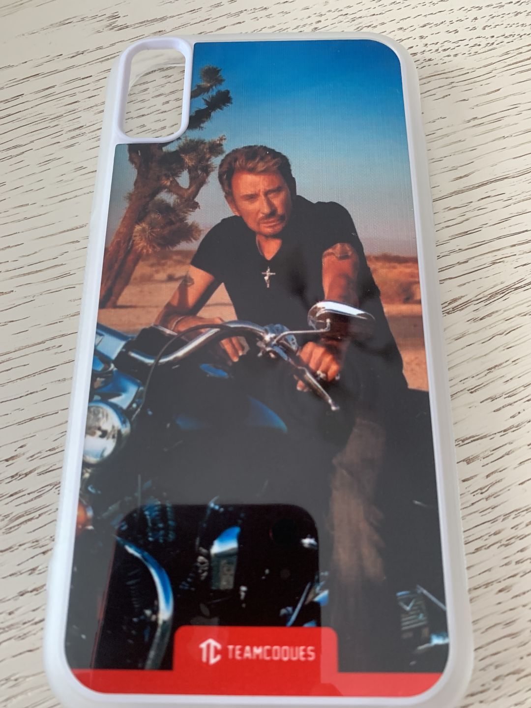 Customer photo review of Coque design JOHNNY HALLYDAY 4 - TEAMCOQUES