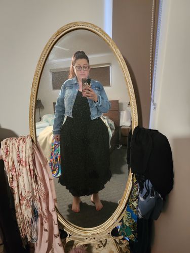 Customer photo review of Abigail Denim Jacket