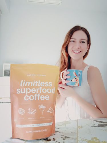 Customer photo review of Limitless Superfood Coffee Collagen + MCT Oil