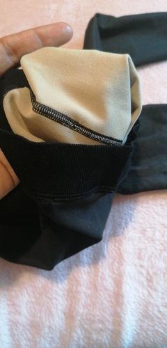 Customer photo review of Collants d'hiver en laine polaire