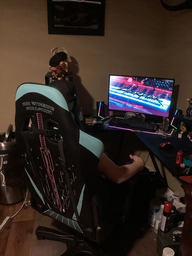 Customer photo review of The New Wave Cyber Chair (XL)