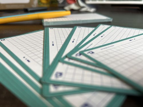 Avis photo d'un client sur Flashcards FLASH 2.0 OXFORD # 80 cartes 7,5 x 12,5 cm - petits carreaux