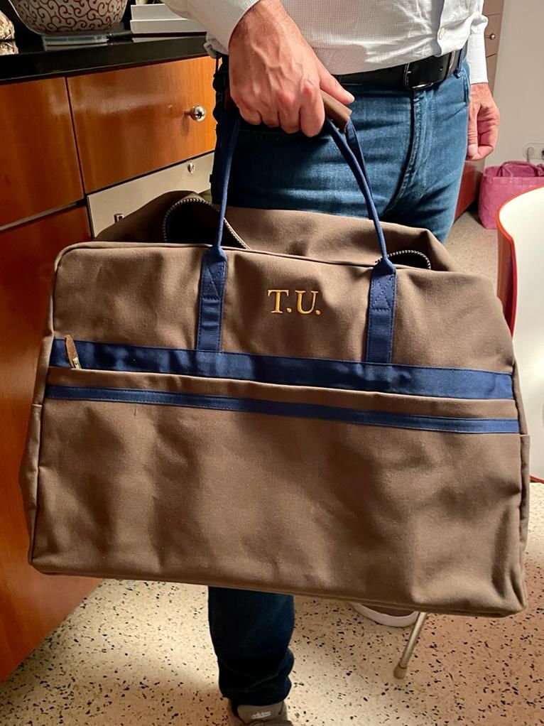 Customer photo review of Weekender GREEN RIPS navy