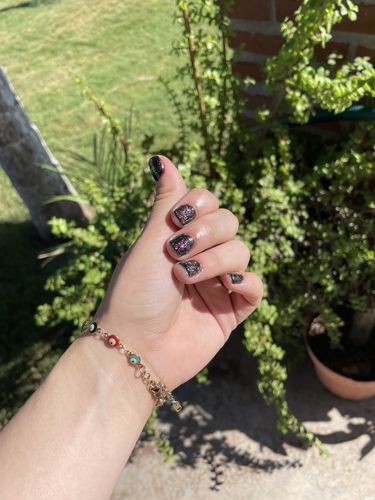Customer photo review of Gel Efecto Galaxy 15 ml Fantasy Nails