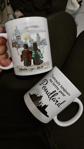 Customer photo review of Sorciers/Sorcières 2P - Mug personnalisé