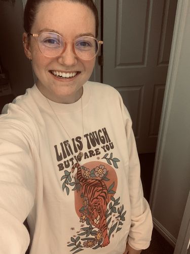 Customer photo review of Life Is Tough But So Are You (Tiger)