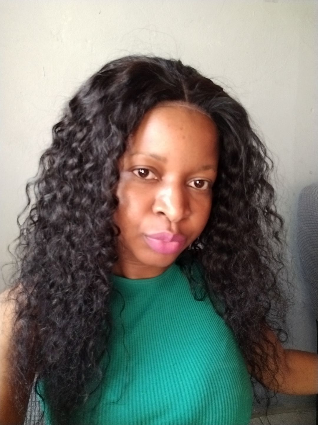 Customer photo review of Peruvian 4x4 Lace Wig - Water Wave