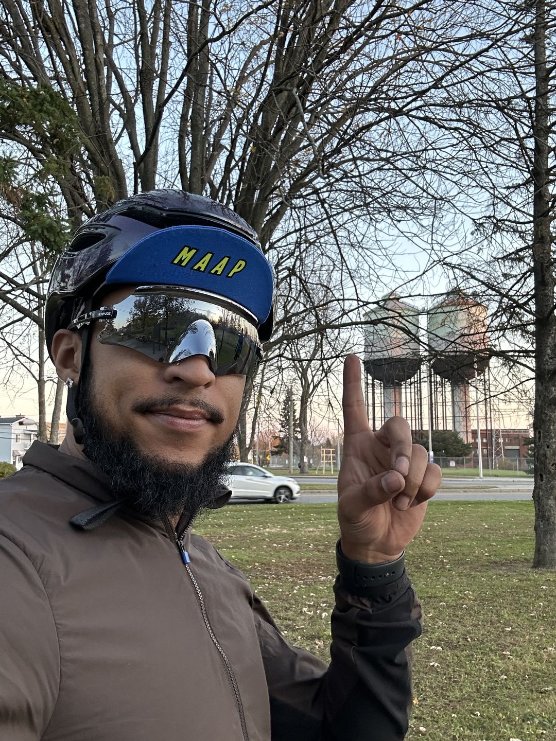 Customer photo review of Kapvoe X2 Sports Sunglasses Cycling Glasses MTB