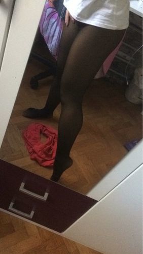 Customer photo review of Collants d'hiver en laine polaire