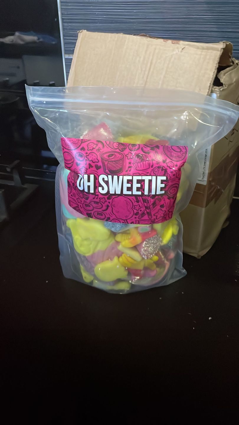 Customer photo review of Build Your Own Pick and Mix Sweets Bag – Over 100 to Choose From