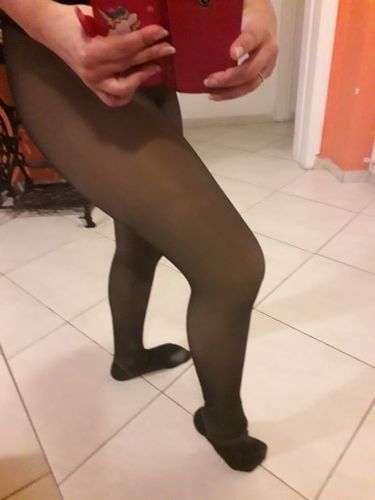 Customer photo review of Collants d'hiver en laine polaire