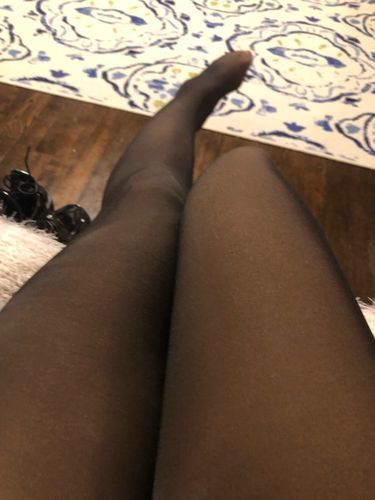 Customer photo review of Collants d'hiver en laine polaire