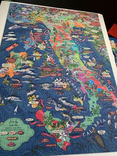 Customer photo review of Wine Puzzle - Italy