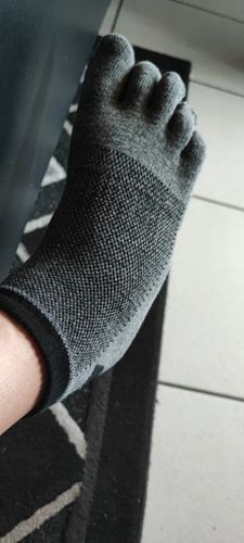 Customer photo review of FeetHero : Anti-Blister Toe Socks For Running