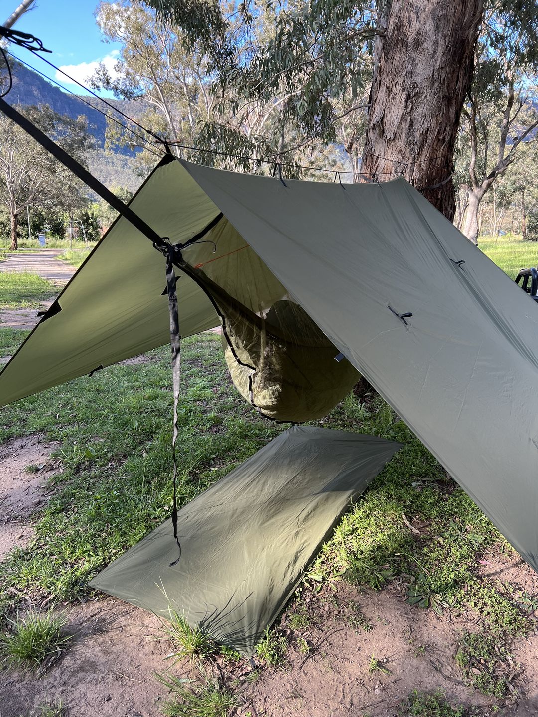 Customer photo review of Ultralight Groundsheet - Single