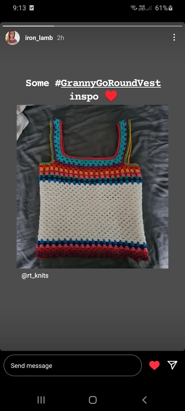 Customer photo review of Cotton Blend 8 ply