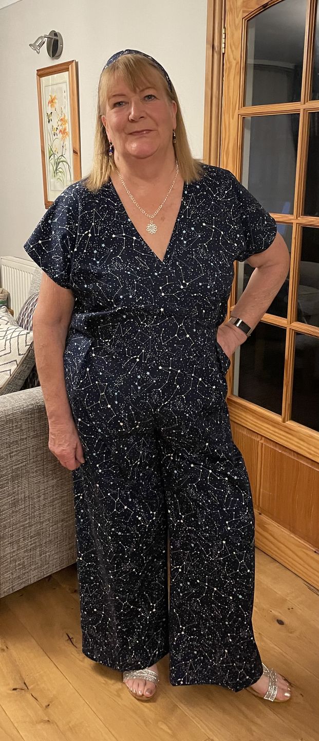 Customer photo review of Stars Constellation Rose & Hubble Cotton Poplin Fabric