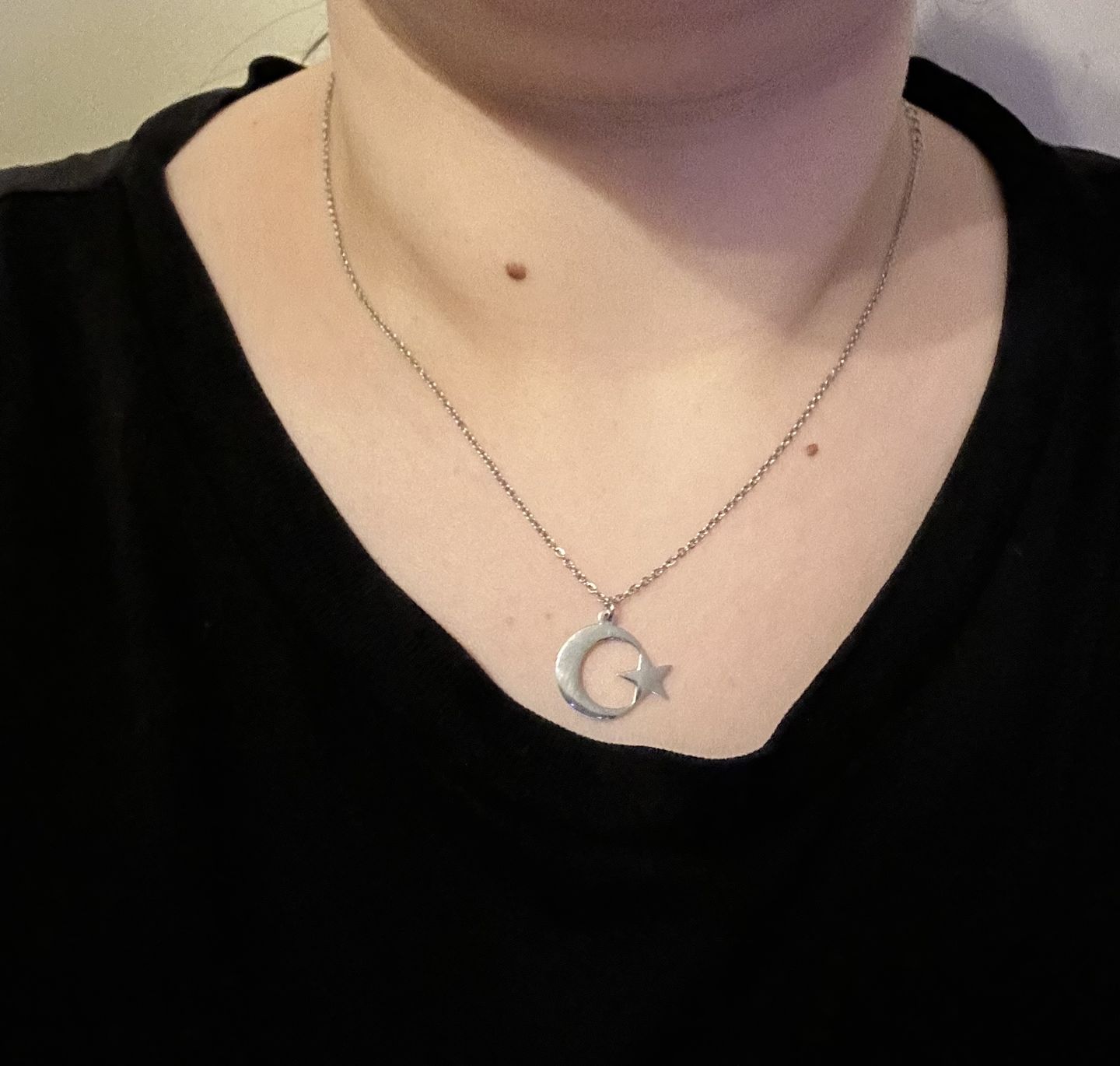 Customer photo review of Nations Kette | Edelstahl Silber | Filigran