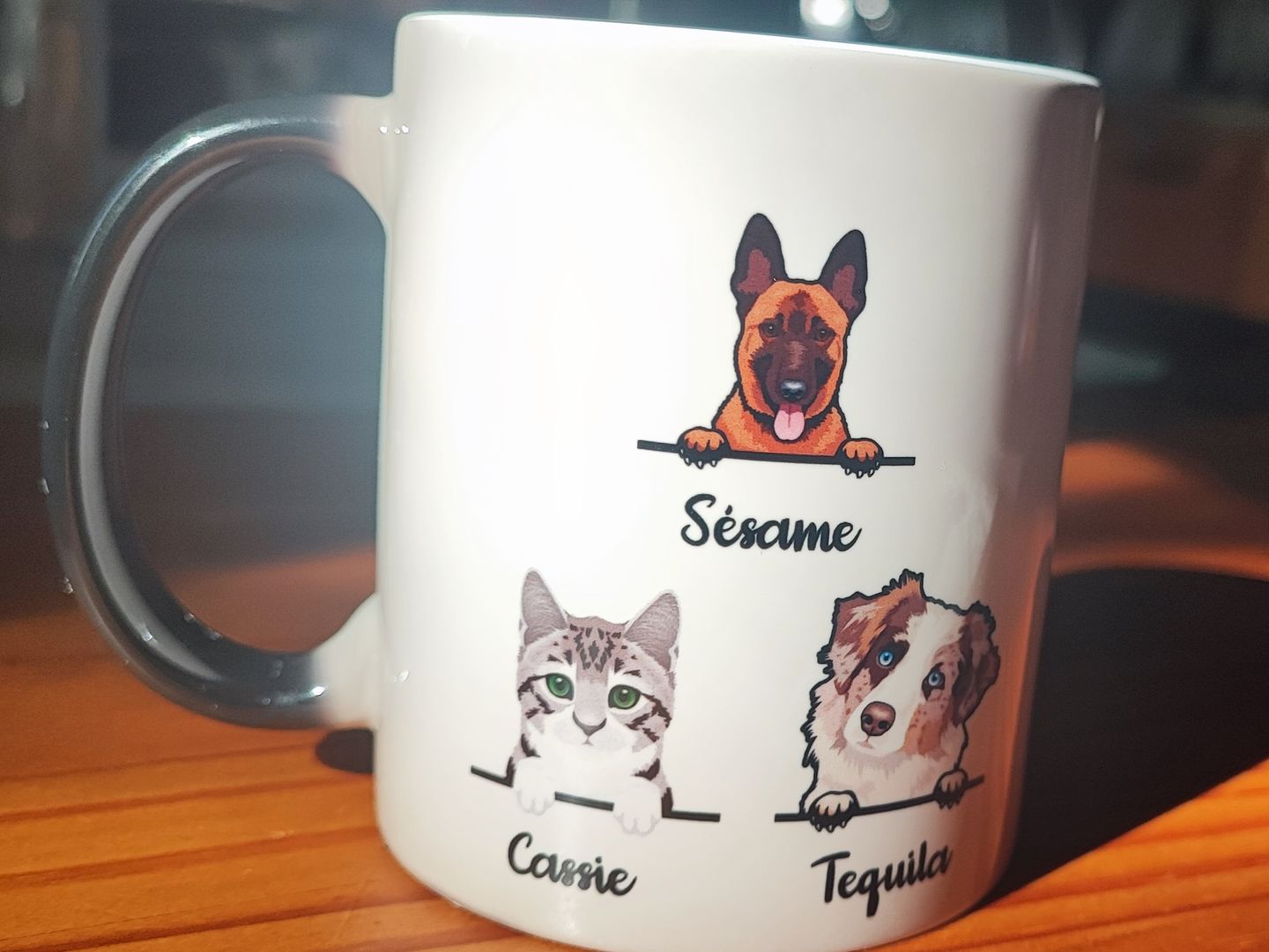 Customer photo review of Mon préféré - Mug personnalisé