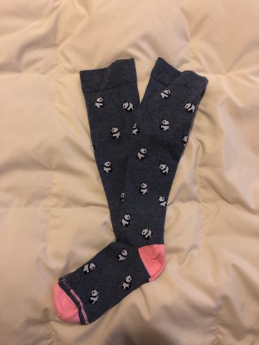 Customer photo review of Panda | Knee-High Compression Socks For Women