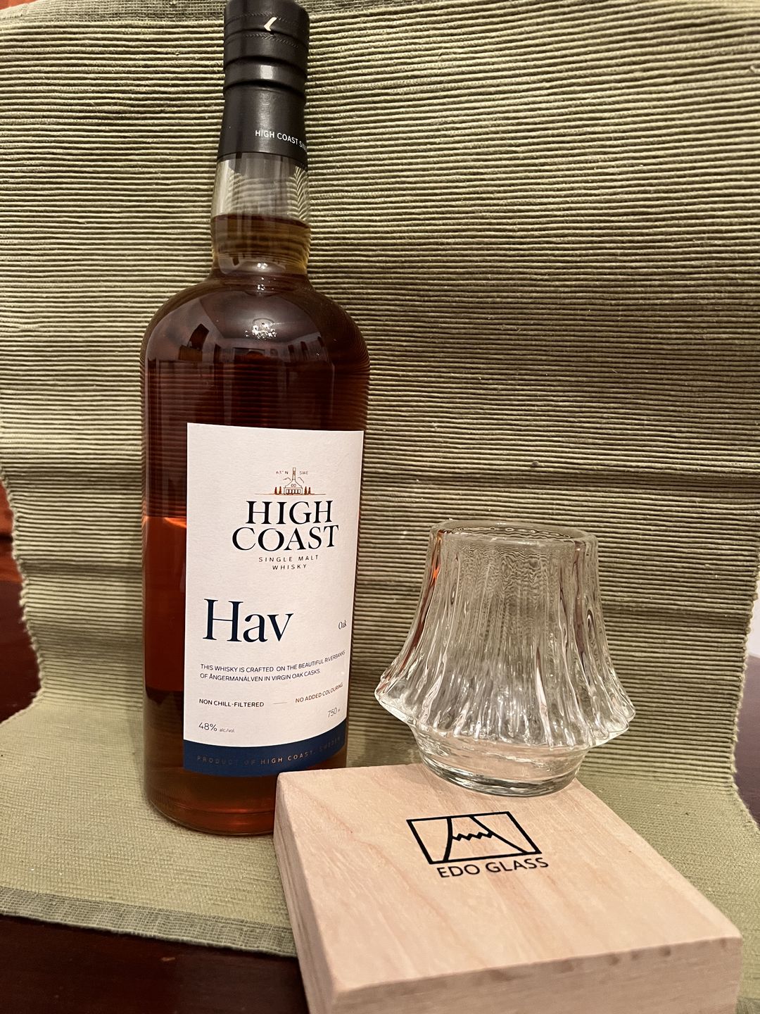 Customer photo review of Fuji - Handmade Japanese Whiskey Glass