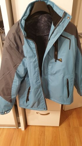Customer photo review of Men Windbreak Plus Thick Warm Coats