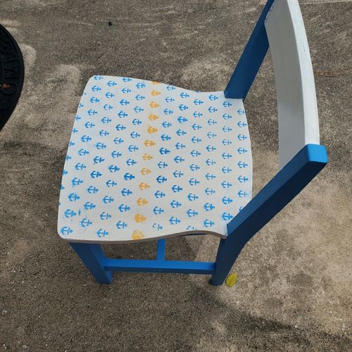 Customer photo review of Anchor - Pattern Mesh Stencil 9x12