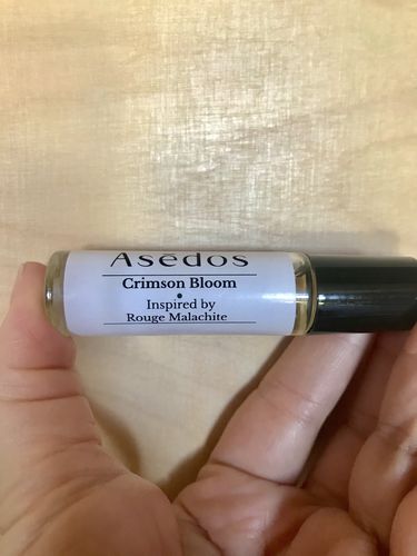 Customer photo review of CRIMSON BLOOM PERFUME OIL