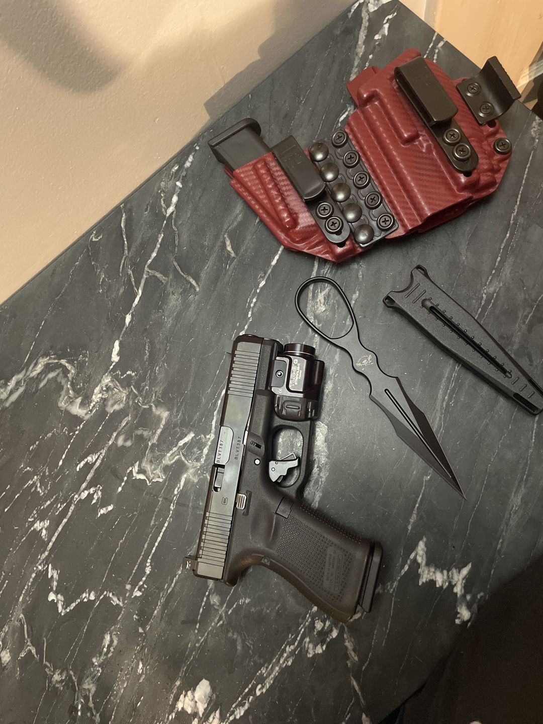 Customer photo review of Skallywag Aluminum Dagger (Not Trainer)