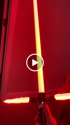 Customer video review of Kylo Ren lightsaber