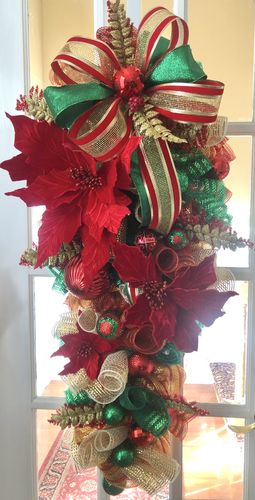 Customer photo review of 37"L Glittered Fern Spray Gold XS205708