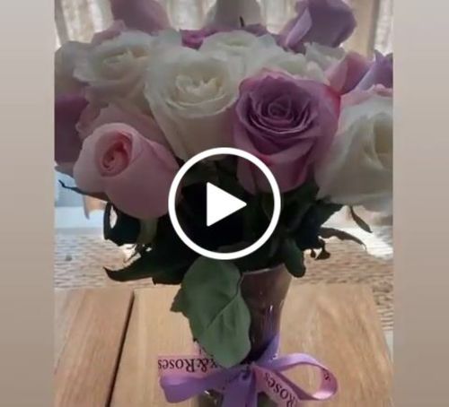 Customer video review of Purple Deluxe Bouquet